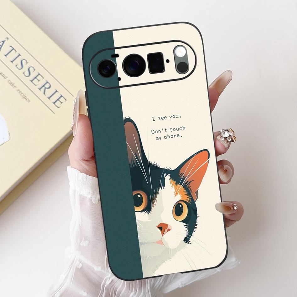 For Google Pixel 10 Case Pixel 10 Pro Cover Cute Rabbit Panda Cat Soft Silicone Matte Phone Cases For Google Pixel10 Pro XL Etui