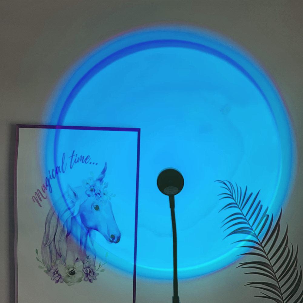 Room Decor Rainbow Projector Lamp Photography Background Lights Sunset Lamp Atmosphere Night Light
