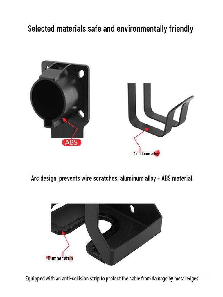 Universal Wall Mount for Tesla Model 3/Y Charging Gun - US Standard Holder
