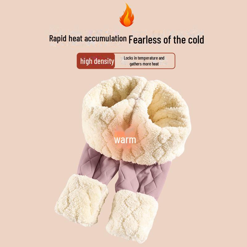 Women's High-Waist Fleece-Lined Leggings - Ultra-Thick Cashmere Winter Pants