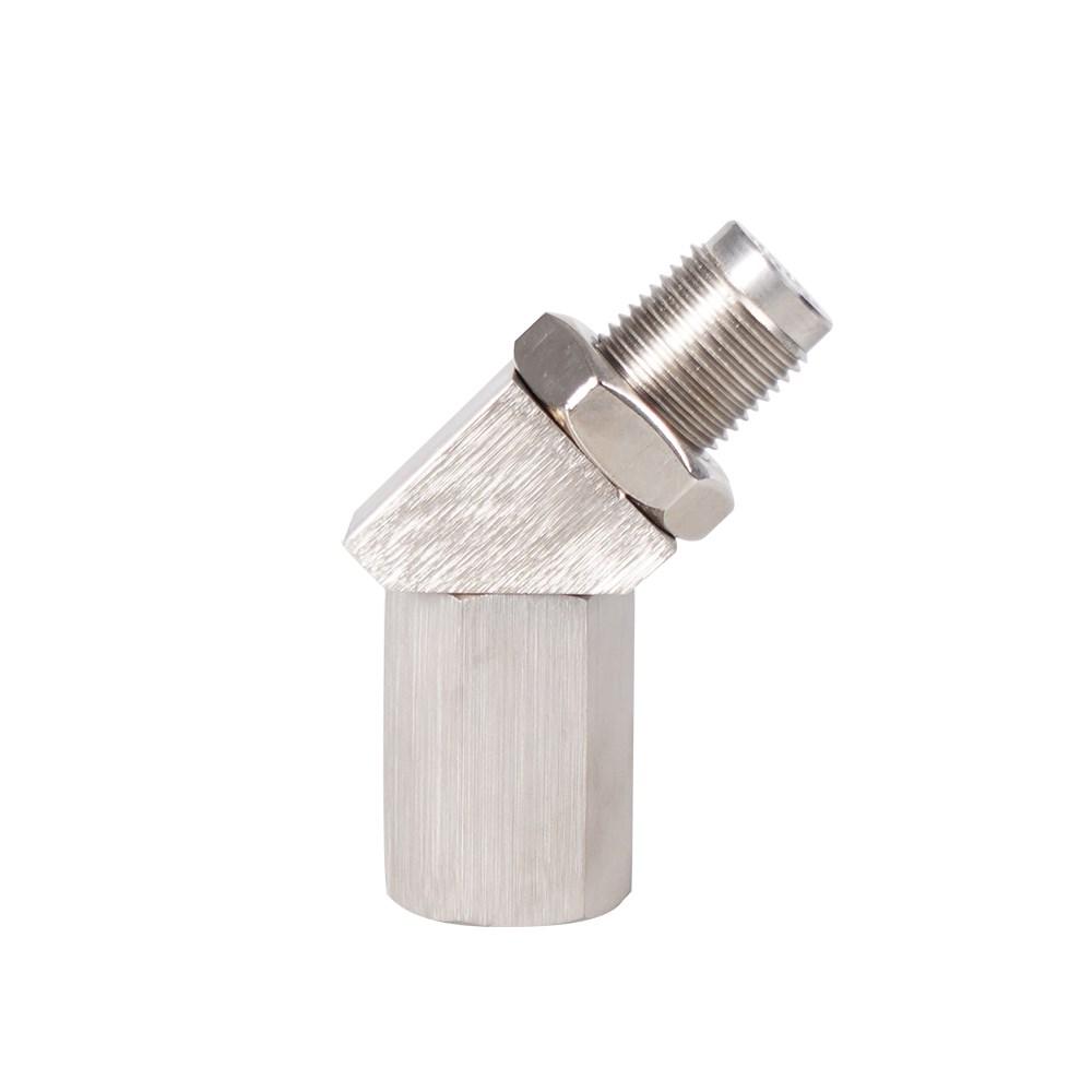 

Высококачественный адаптер датчика кислорода O2 45 градусов, алюминиевый удлинитель, распорка CEL Eliminator с каталитическим нейтрализатором P0420 P0430 серебряный