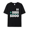 2 Pești 5 Pâini 5000 Aleși Împotriva Curentului Tricou Bărbați Isus Cristos Mânecă Scurtă Casual Tricouri Femei
