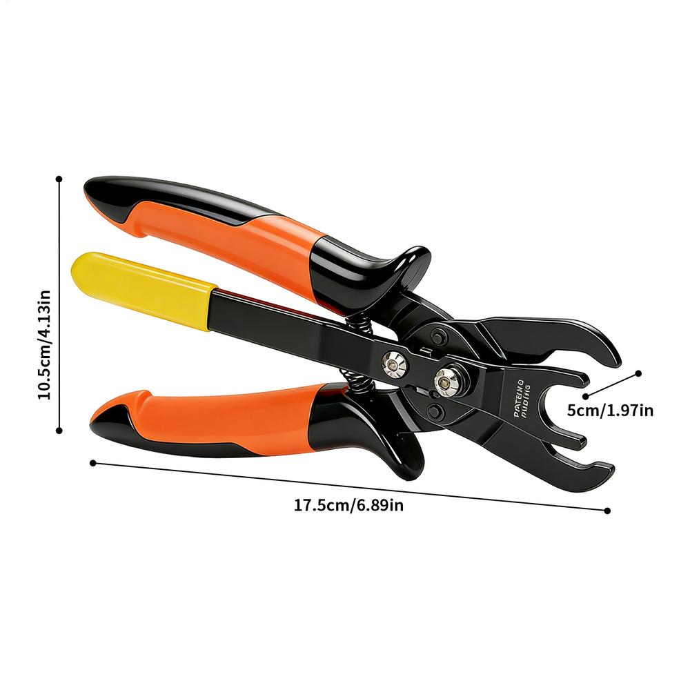 

Push-to-Connect Air Line Removal Tool Air Hose Pliers For 1/4 & 5/16 Inch Connectors, Effortless Tubing Disconnect For Home