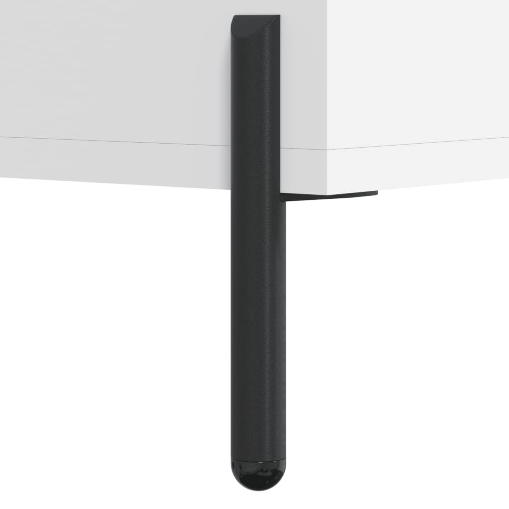  Coffee Table, White, 102x50x40 Cm, Wood-based Material