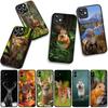Cover for Apple iPhone 16 15 14 Plus 13 12 Mini 17 Pro Max + ProMax 16E Air Phone Case Sika Deer Squirrel