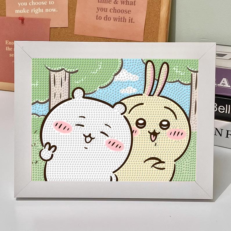 Kit de Peinture Diamant 5D Sanrio Encadré – Jouet Éducatif pour Enfants