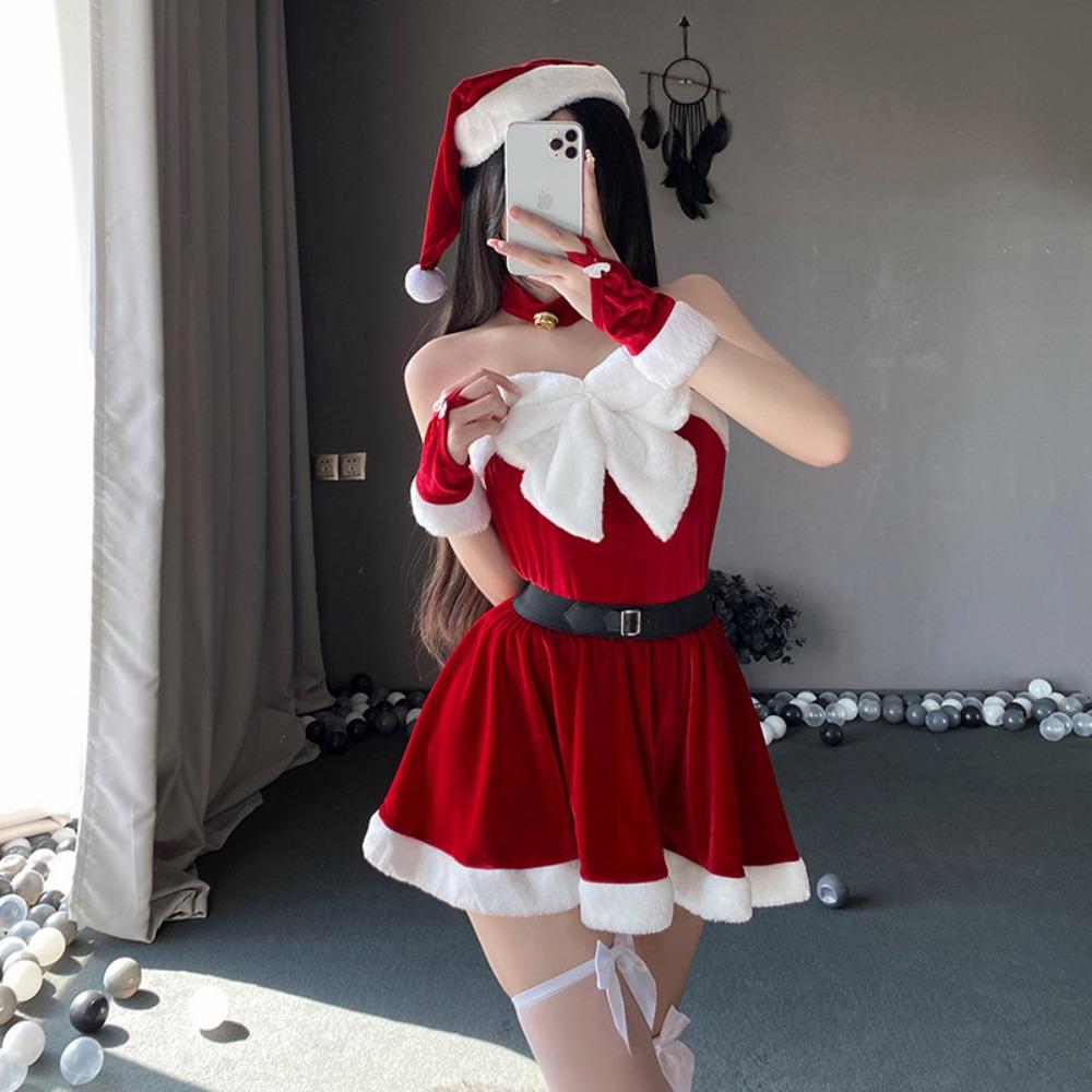 Christmas Costume Female Sexy Christmas Lingerie Uniform Suit Passion Bunny Cosplay Japanese Halloween Uniform