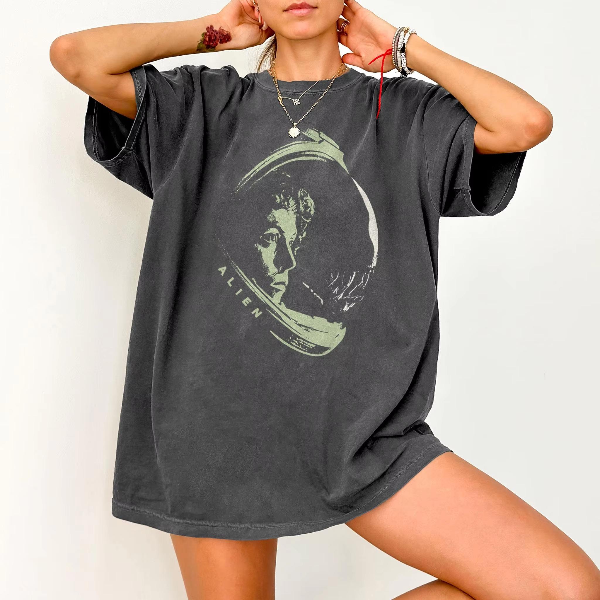

Alien TShirt SciFi Horror Shirt 80s Cult Movie Tee Xenomorph Fan Merch Gift for Movie Lover Birthday Gift Horror Movie Shirt S