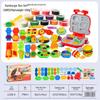 Wheat Clay Burger & Ice Cream Maker DIY Play-Doh Toy Set for Kids Ages 6+