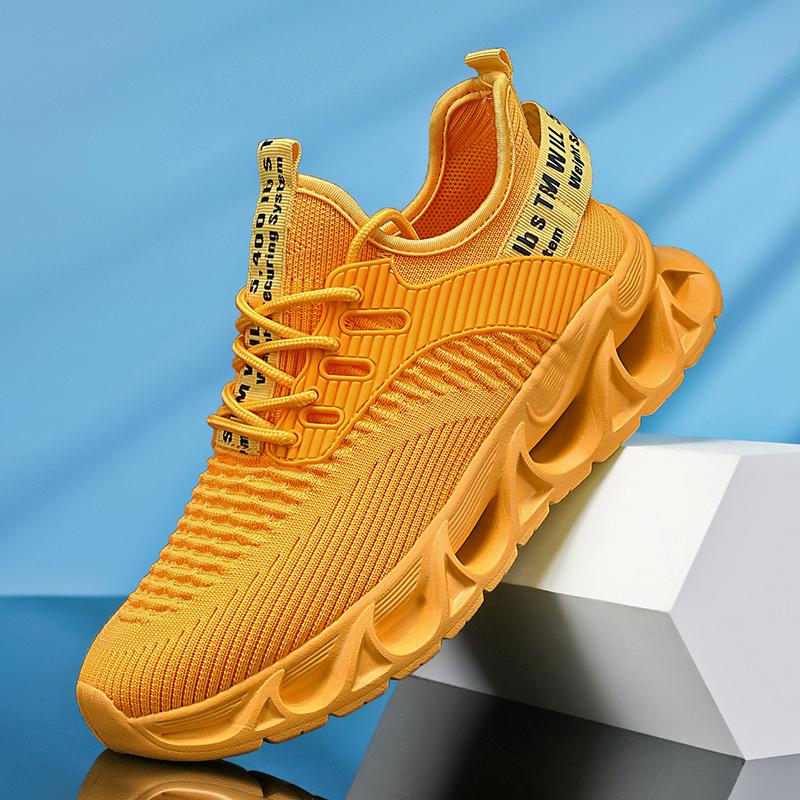 Sneakers Herr Mesh Andningsbara Platta Bekväma Dämpning Vardagslöpningsskor 2025 Nya Trendiga Original Tennisskor för Herrar