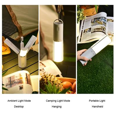 Lampada da campeggio pieghevole multifunzionale per esterni, tenda da pesca, escursionismo, luce portatile, portatile