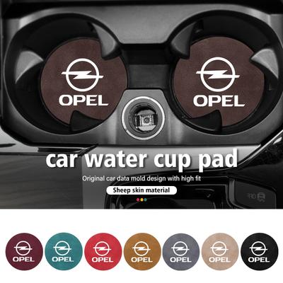 2 stuks Auto Onderzetter Antislip Mat Waterbeker Pad Accessoires Voor Corsa Astra H G J Insignia Vectra Zafira Meriva