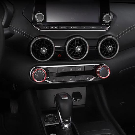 For Nissan Sentra -2025 Air Condition Knob Button Ring Cover Decor Pair
