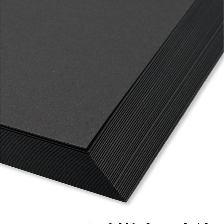 Extra Thick Black/Kraft Cardstock 300g A4/A5 for Markers, Oil Pastels, and Highlighters