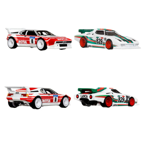 Hot Wheels Premium 2-Pack BMW M1 Procar/Lancia Stratos Group 5 (Ages 3 and Up) HFF30 Green/Red 1/64 Scale Model Kit