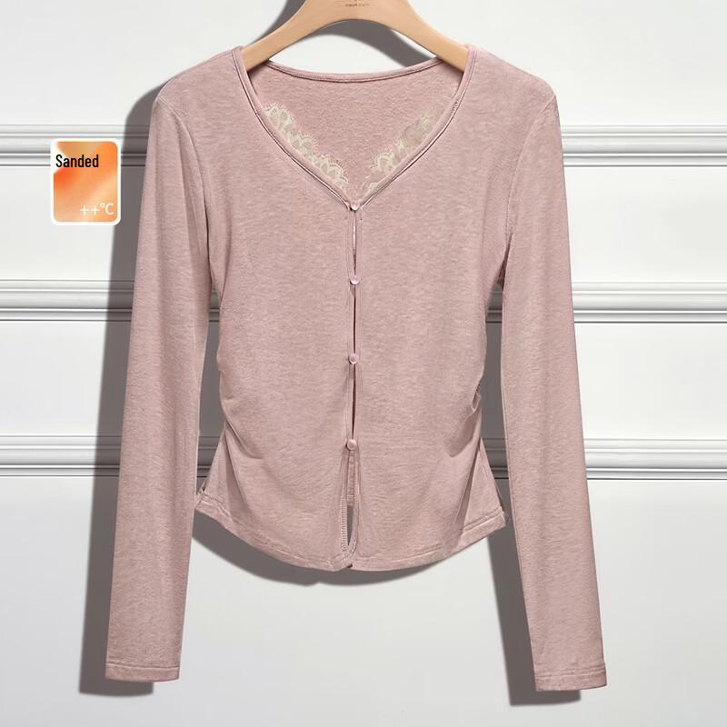 Women s V-Neck Long Sleeve Slim Fit Top M