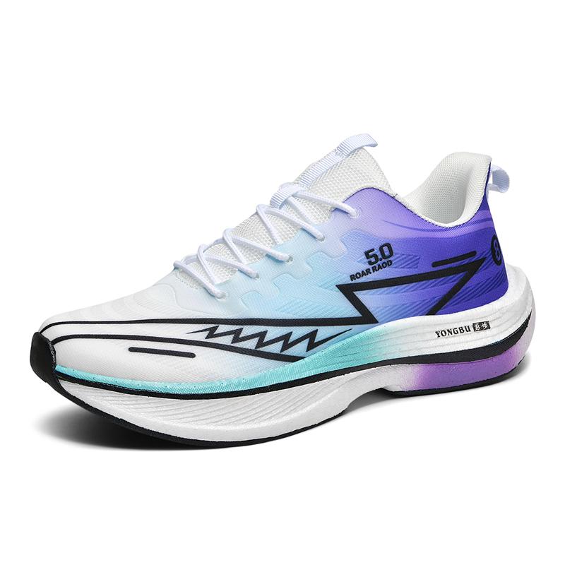 

Men s sports shoes 2025 new style running carbon plate shock-absorbing and rebound gym special anti-slip and breathable shoes 36