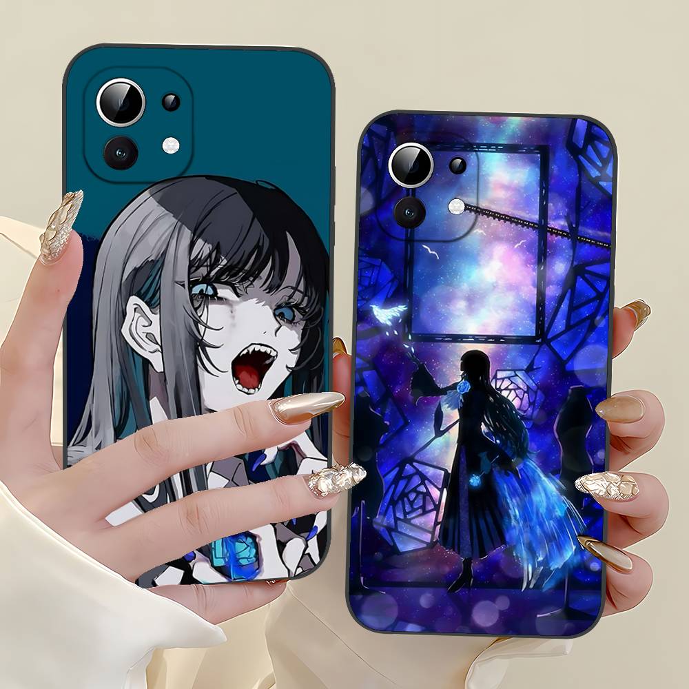 Idol A-Ado Phone Case For Xiaomi 11 12 Redmi Note 11 5G 8T 9A 9 10T Note 8 9 12SUltra Shockproof, Slim, Black,Case