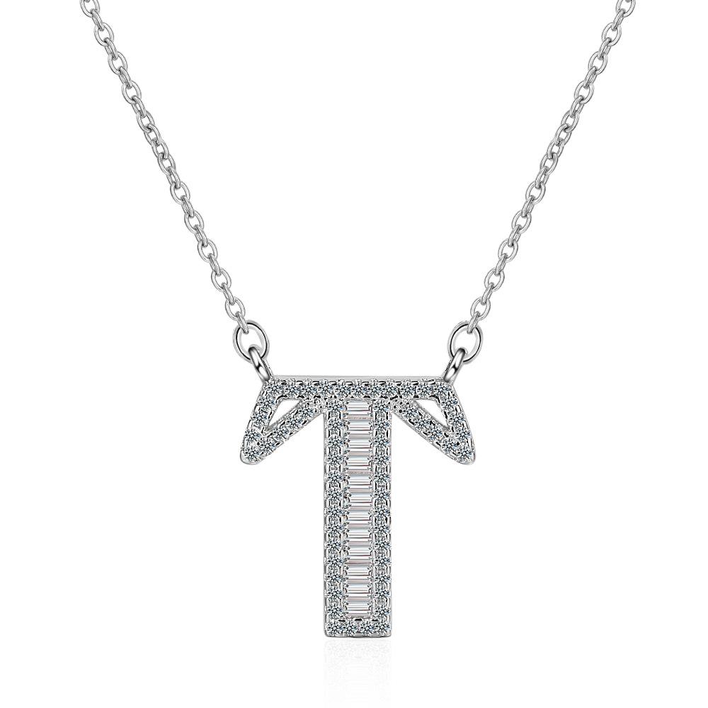26 Letters of The Alphabet Necklace Female Romantic Travel with The Same Short Section of The Collarbone Chain Valentine's Day Gifts Necklace