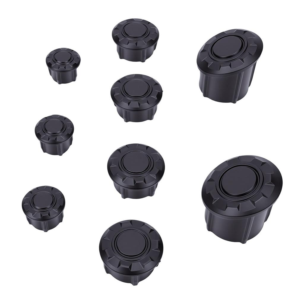 9pcs Motorcycle Frame Hole Caps ABS Plastic Frame Hole Plugs Replacement for R1250GS LC R 1200 GS Adventure Adv 2022
