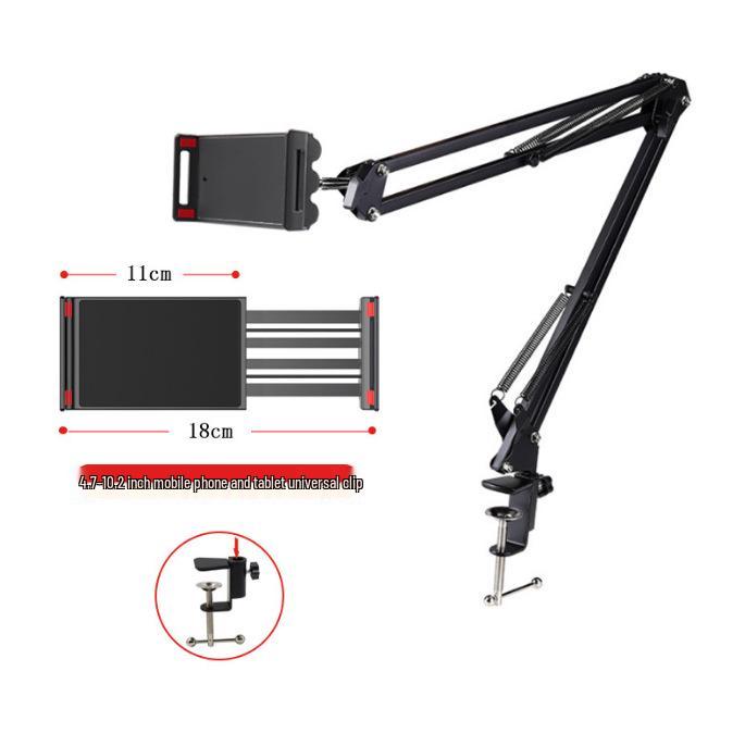 Double Pull Phone & Tablet Clip Stand for Tripod & Live Broadcast