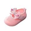 Cute Bowknot Anti-Kick Toddler Shoes for Baby Girls, Spring New Korean Version Breathable Soft Sole Princess Shoes