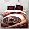 Horror Movie Saw 3D Bedding Set Print Duvet Cover Sets with Pillowcases Home Textile Twin Full Queen King Size for Bedroom Decor