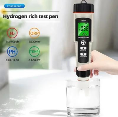 4 w 1 PH ORP H2 Temperatura Miernik bogaty w wodór Przenośny długopis Detektor czystości jakości wody do akwarium basenu hydroponicznego
