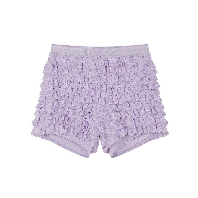 Teenie Weeniebearnova Women's Sweet Lace Tiered Shorts