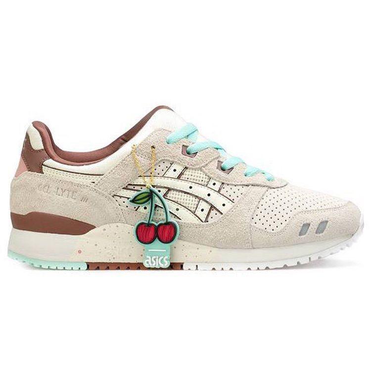 Nice Kicks x ASICS Gel Lyte 3 OG Nice Cream Unisex Sneakers Ivory Brown 1201A460-750