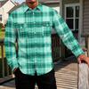 Men's Basic Long Sleeve Shirt with Two Pockets