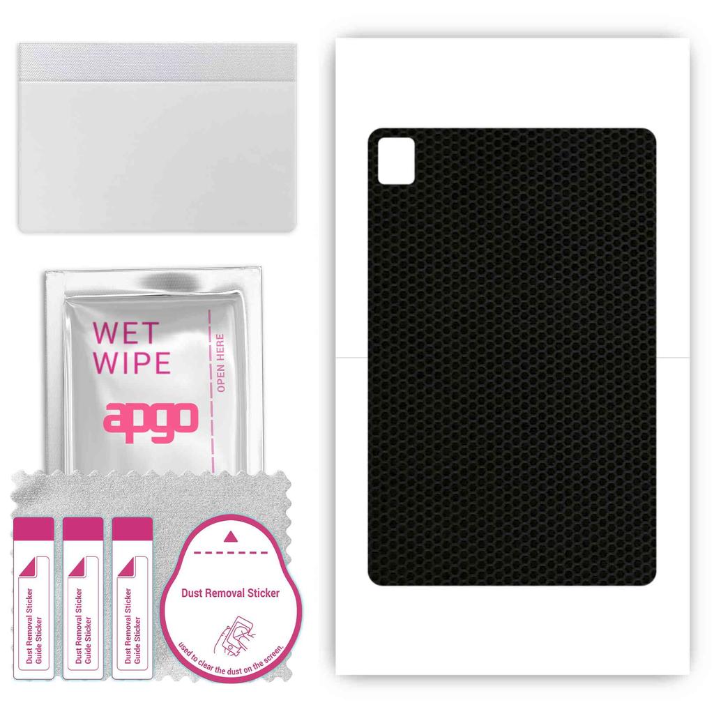 apgo skin sticker film foil vinyl for the BACK compatible with TCL TabMax 10,4, scratch-resistant, easy to install - Matrix