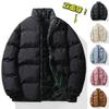 Winter double-sided cotton-padded men's winter new casual trendy brand loose large size casual couple men
