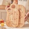 IBOER Wooden Cartoon Cutting Board