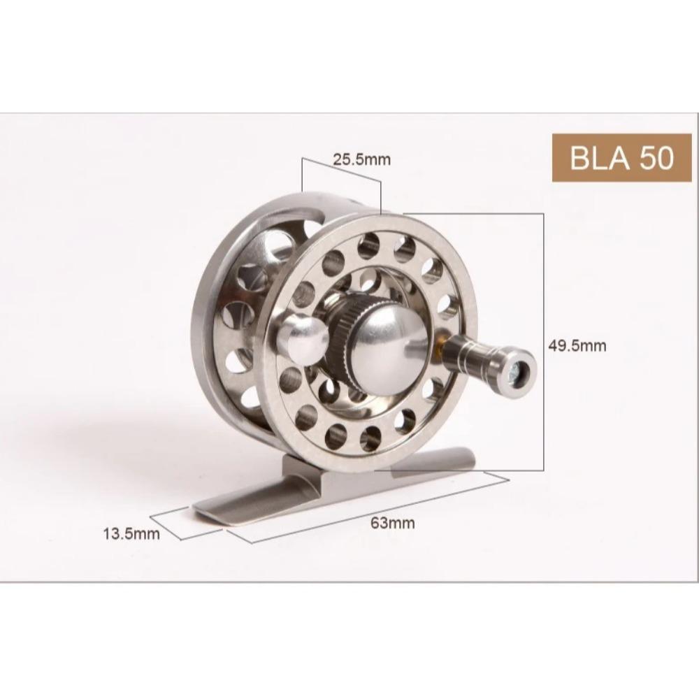 BLA40-50-60 Series CNC Aluminum Front Drag Reel, Ice & Fly Fishing Tackle for Precision Casting, Fishing Tools