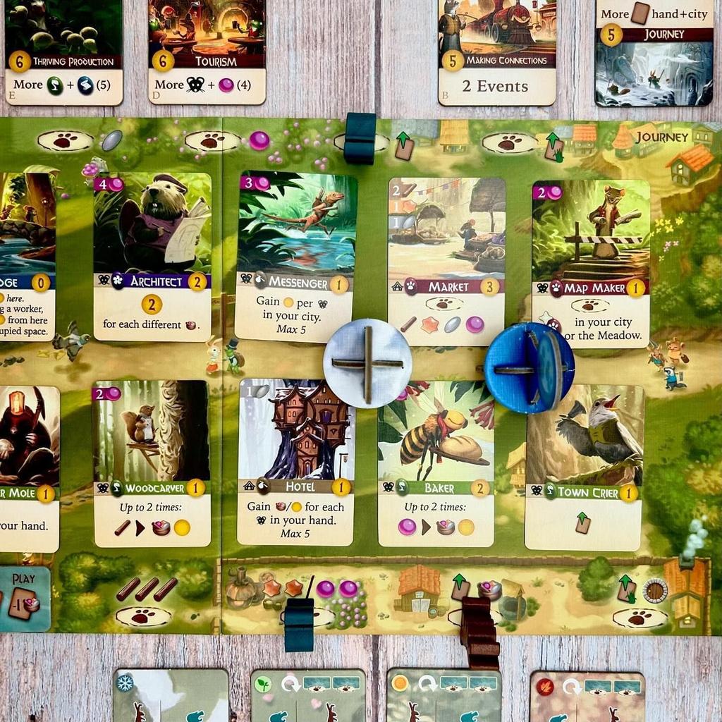 Everdell Strategy Board Game Forest City-Building Card Drafting Family Game 1-4 Players