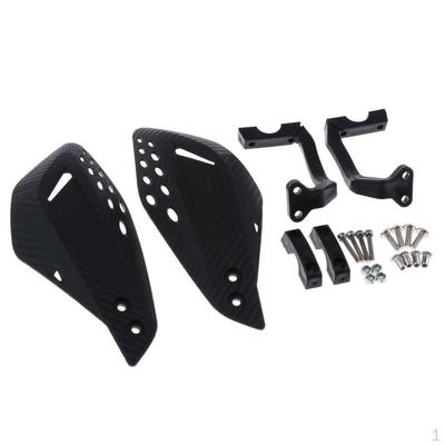 Μοτοσικλέτα Dirt /8" τιμόνι Hand Guard - Μαύρο