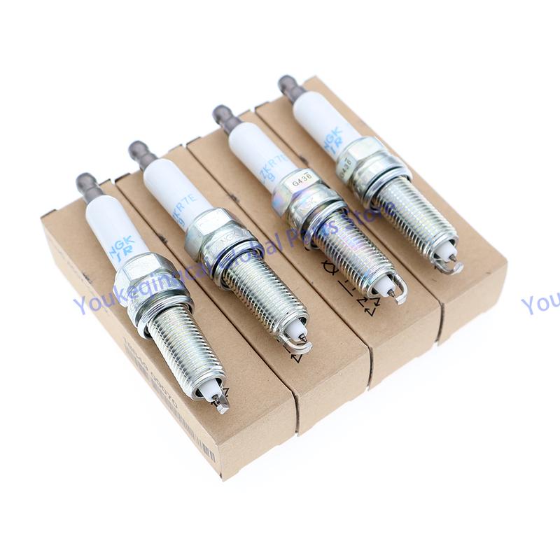 New  1884909070 4Pcs=1Set Spark Plug 18849 09070 for Optima Hybrid 17-19 Sonata Hybrid 16-19 Rio OEM 18849-09070