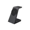 Magnetic 3-in-1 Wireless Charger Stand, 15W Fast Charging for Phone, Watch, and Earbuds.