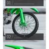 1/10 Kawasaki KX450 Alloy Sports Motorcycle Model Diecast Metal Street Crosscountry Racing Motorcycle Model High Simulation Kids Toy Gift