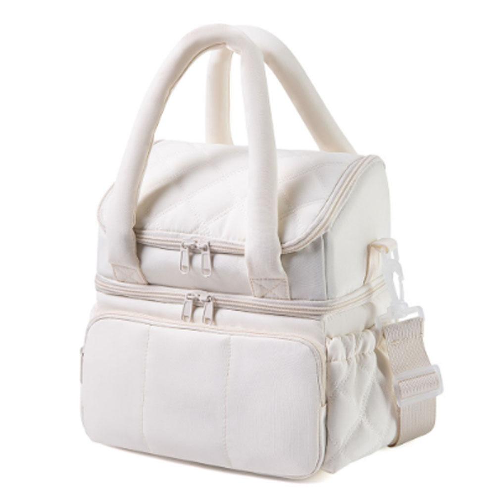 Upgraded New Large Capacity Lunch Bag Waterproof Insulated Puffer Tote Leakproof Reusable Lunch Box Office