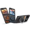 Higth Quality Busine Sle Magnetic Wireless Charging Phone Case for Samsung Galaxy Z Flip 7 6 5 360° Rotating Holder Leather Cover