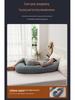New Star C-Shaped Pregnancy Pillow: Pure Cotton, Solid Color, Provides Belly Support, Waist Protection, and Side Sleep Comfort.