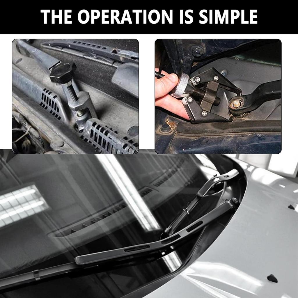 Windshield Wiper Arm Removal Tool Kit,Professional Bearing Puller & Battery Terminal Puller For Easy Removal And Repair Wiper Arms,Universal Wiper