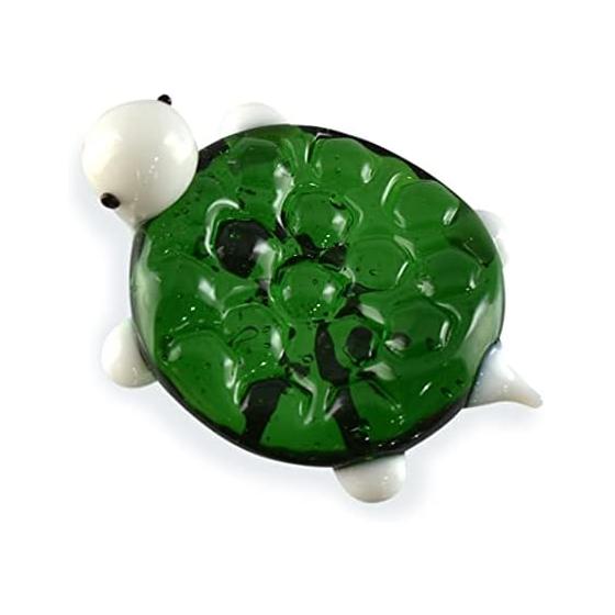 Fourcault Cute Handmade Glass Figurine Turtle Chopstick Rest