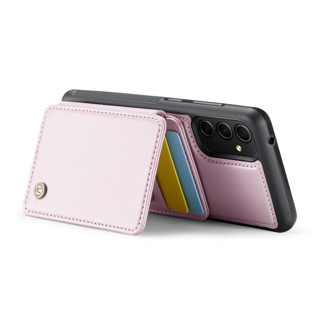 JEEHOOD J05 For Samsung Galaxy A34 5G Case Leather Mobile Cover with Detachable Magnetic Card Bag