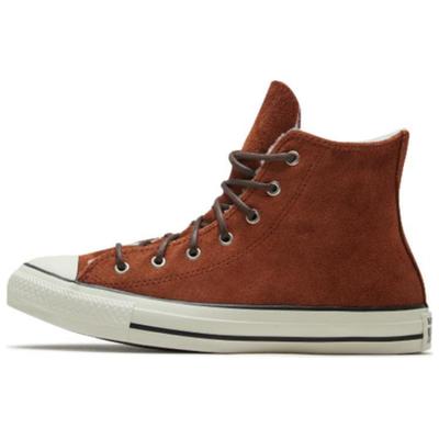 Chuck Taylor All Star Resistenti al Freddo Vintage Casual Antiscivolo Leggere High-Top Espadrillas Donna Bianco Marrone