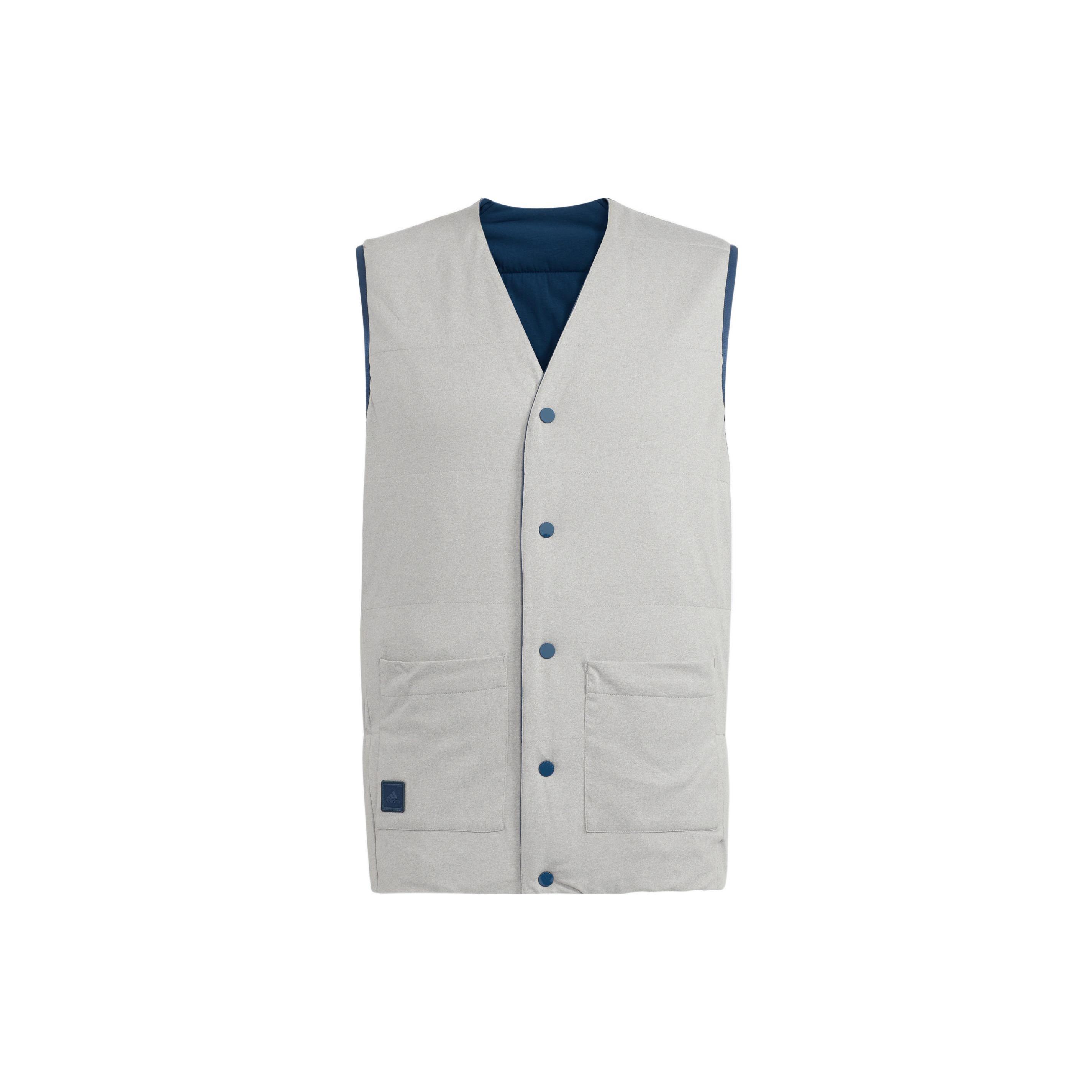 Adidas Vests Men s Navy Blue V neck Moderate Other HG3261 L