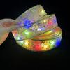 Led Elegant Warm Christmas Ribbon Lights With Glittering Double Layer Design For Holiday Cheer