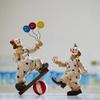 Nordic Circus Clown Figure Decoration Home Creative Decoration Desktop Entrance Foreign Trade Resin Crafts Wholesale Ornament